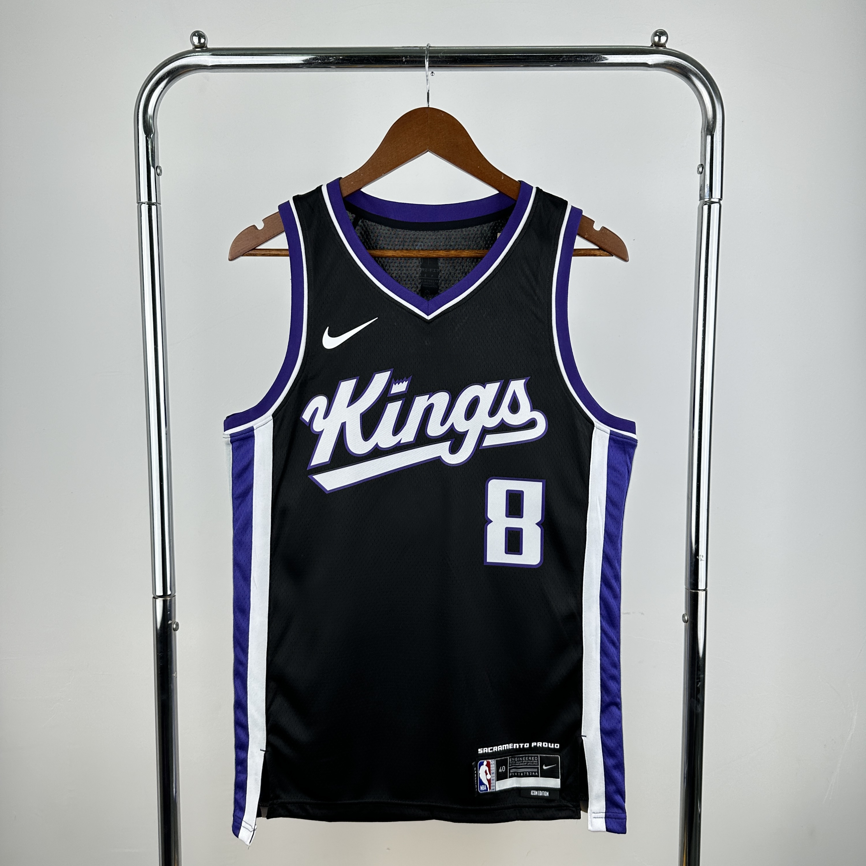 Men Sacramento Kings #8 Lavine Black Season Nike 2025 NBA Jersey->sacramento kings->NBA Jersey